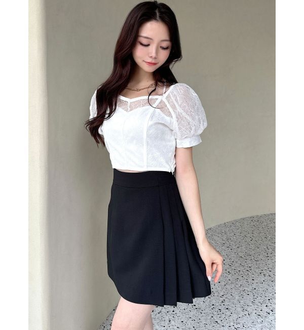 RESEXXY「サイドプリーツミニスカート」|スカート|