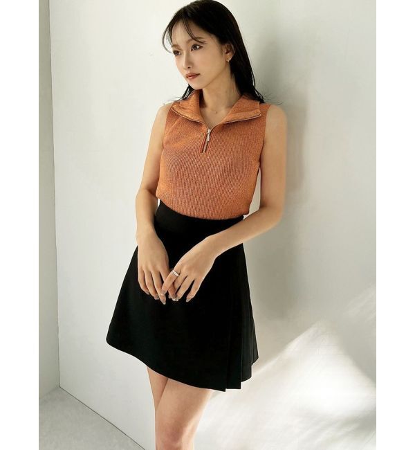 RESEXXY「サイドプリーツミニスカート」|スカート|