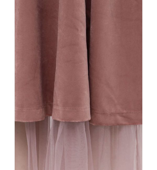 RESEXXY「ベロアチュールロングスカート」|スカート|