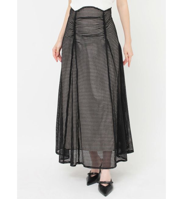 RESEXXY「ギャザーレースフレアスカート」|スカート|