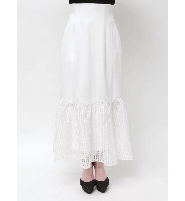 RESEXXY「スカラップ切替えフレアスカート」|スカート|