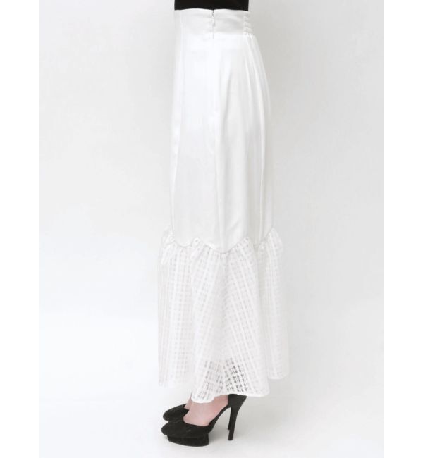 RESEXXY「スカラップ切替えフレアスカート」|スカート|