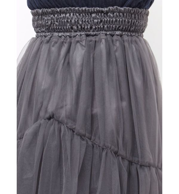 dazzlin「【FILA別注】アシメチュールティアードスカート」|スカート|