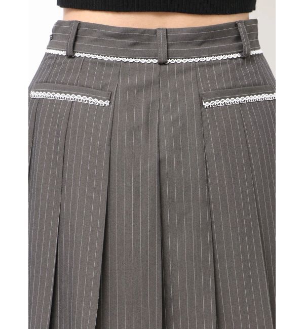 EMODA「レースプリーツスカート」|スカート|