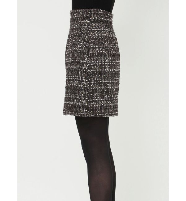 MERCURYDUO「【セットアップ着用可】ツイードミニスカート」|スカート|