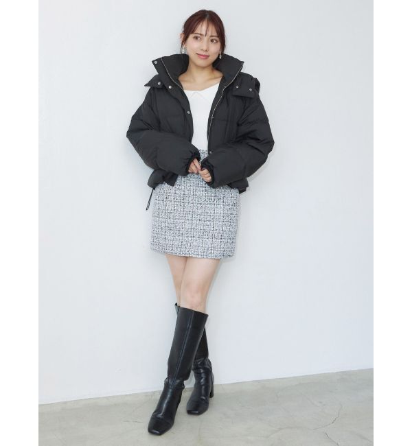 MERCURYDUO「【セットアップ着用可】ツイードミニスカート」|スカート|