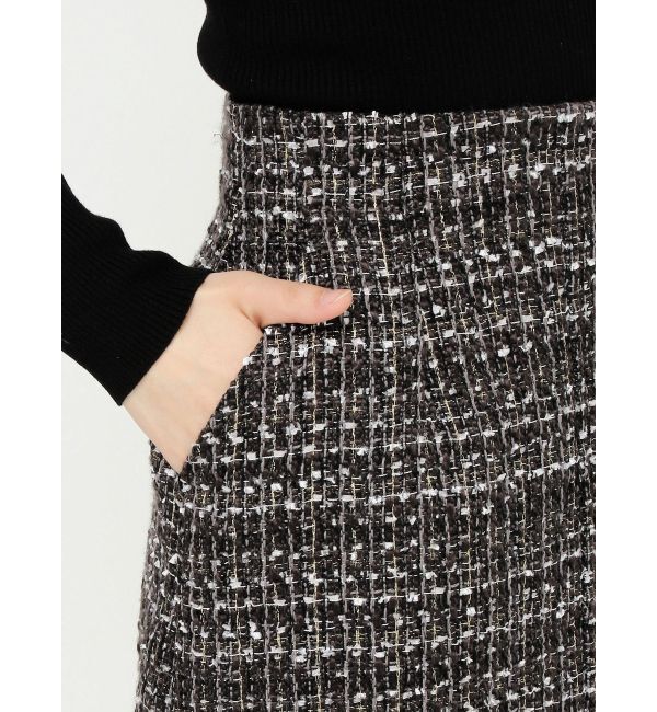 MERCURYDUO「【セットアップ着用可】ツイードミニスカート」|スカート|