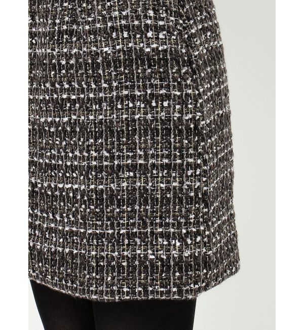MERCURYDUO「【セットアップ着用可】ツイードミニスカート」|スカート|