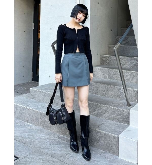 MURUA「サイドファスナーミニスカート【セットアップ着用可】」|スカート|