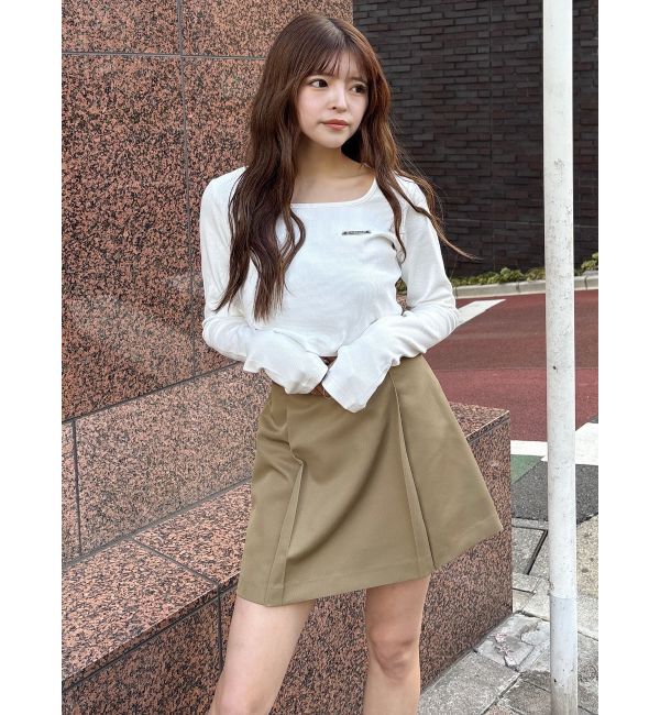 MURUA「サイドファスナーミニスカート【セットアップ着用可】」|スカート|