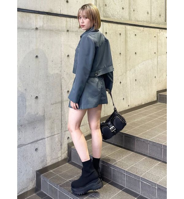 MURUA「サイドファスナーミニスカート【セットアップ着用可】」|スカート|