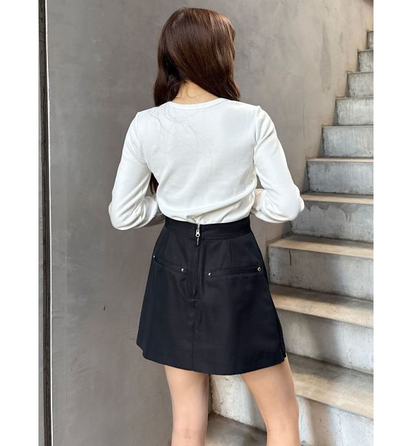 MURUA「サイドファスナーミニスカート【セットアップ着用可】」|スカート|