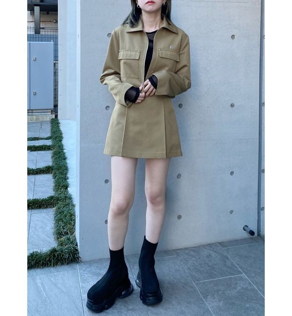 MURUA「サイドファスナーミニスカート【セットアップ着用可】」|スカート|