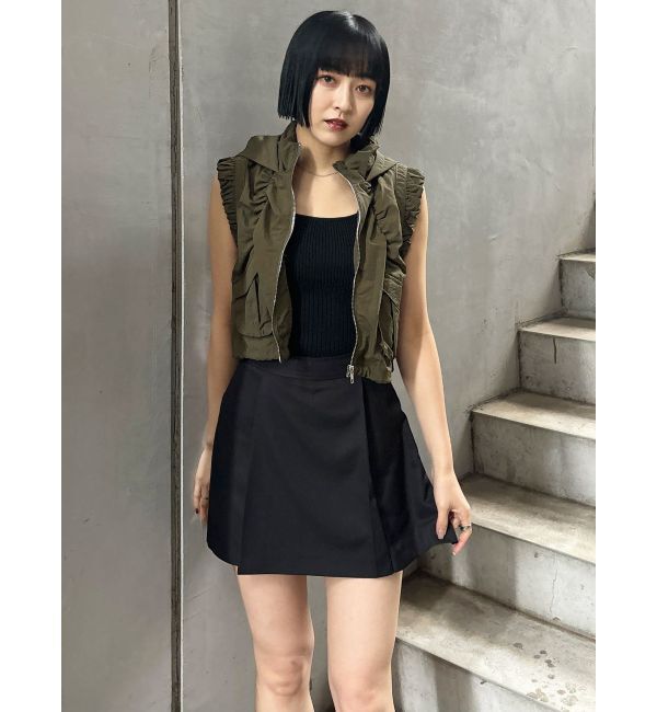 MURUA「サイドファスナーミニスカート【セットアップ着用可】」|スカート|