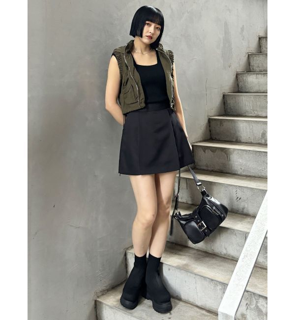 MURUA「サイドファスナーミニスカート【セットアップ着用可】」|スカート|