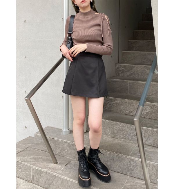 MURUA「サイドファスナーミニスカート【セットアップ着用可】」|スカート|