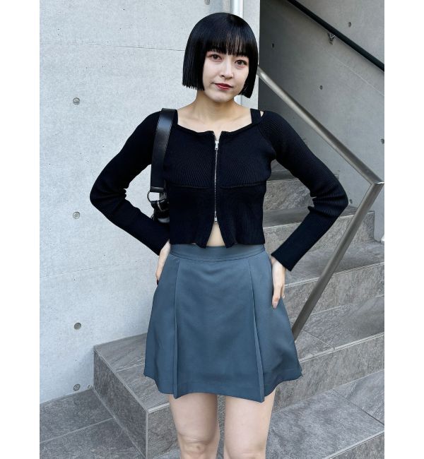 MURUA「サイドファスナーミニスカート【セットアップ着用可】」|スカート|