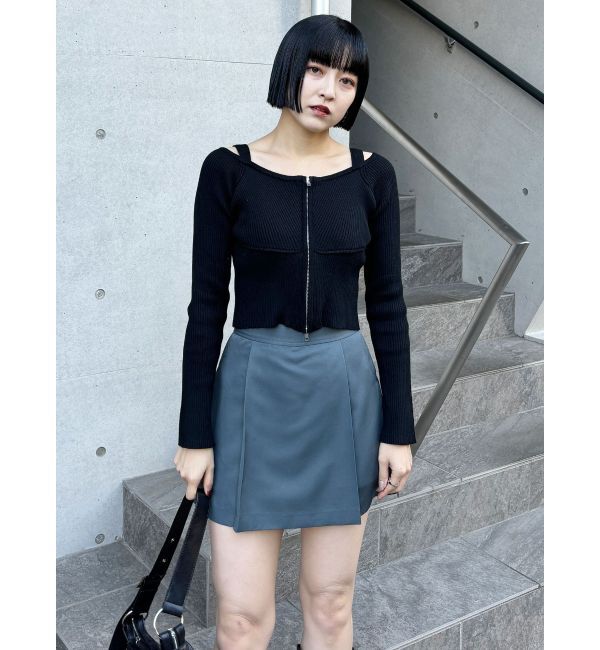 MURUA「サイドファスナーミニスカート【セットアップ着用可】」|スカート|