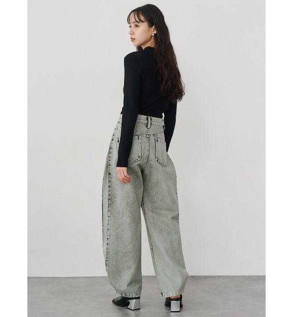 MURUA「サイドタックワイドデニム【セット販売対象】」|デニム|