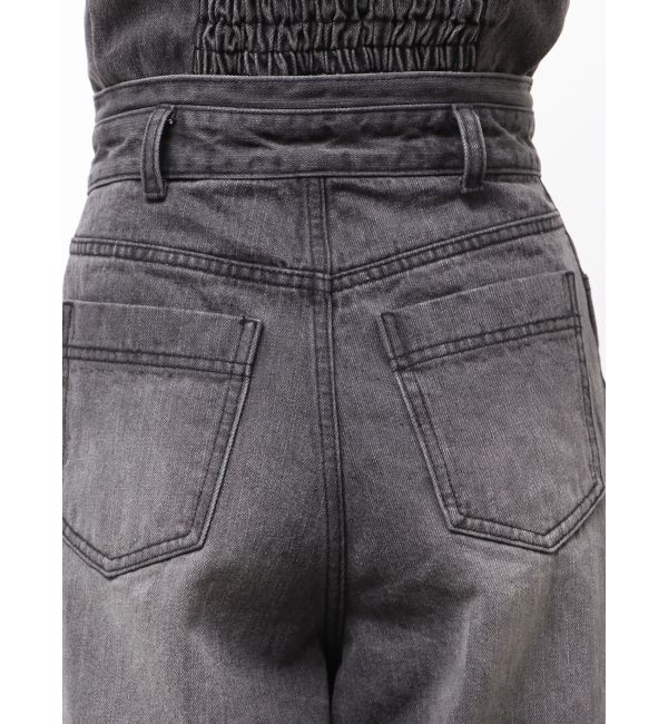 MURUA「サイドZIPスリットワイドデニム【セットアップ着用可】」|デニム|