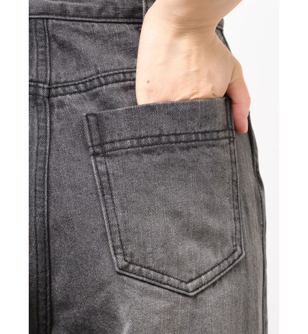 MURUA「サイドZIPスリットワイドデニム【セットアップ着用可】」|デニム|