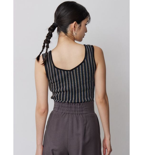 MURUA「ランダムガーターニットタンク」|ニット・セーター|