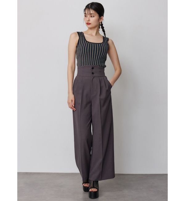 MURUA「ランダムガーターニットタンク」|ニット・セーター|