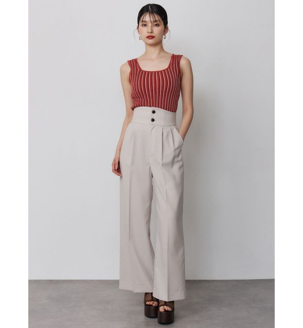 MURUA「ランダムガーターニットタンク」|ニット・セーター|