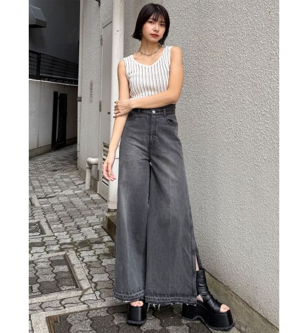 MURUA「ランダムガーターニットタンク」|ニット・セーター|