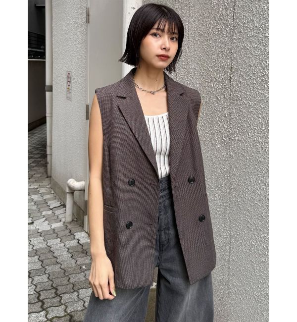 MURUA「ランダムガーターニットタンク」|ニット・セーター|