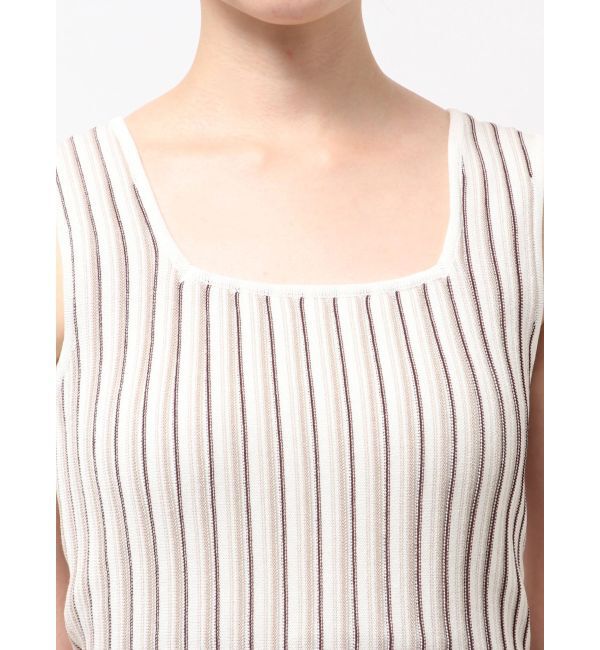 MURUA「ランダムガーターニットタンク」|ニット・セーター|