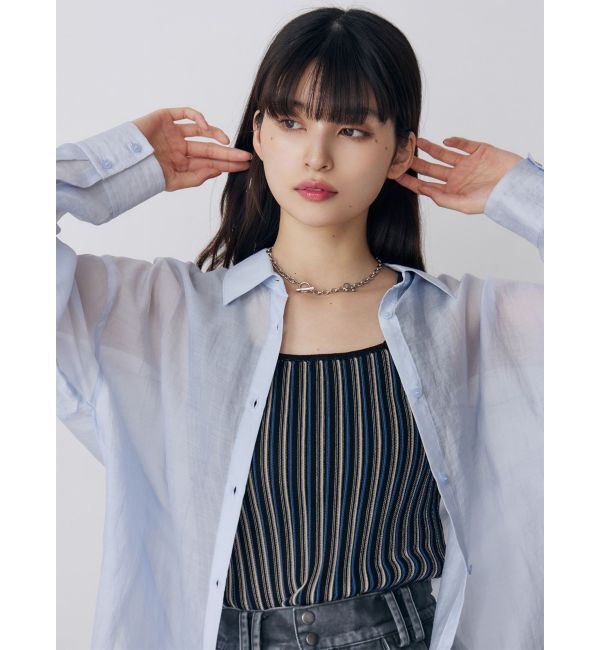 MURUA「ランダムガーターニットタンク」|ニット・セーター|