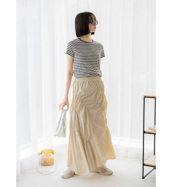 Ungrid「ランダムギャザースカート」|スカート|