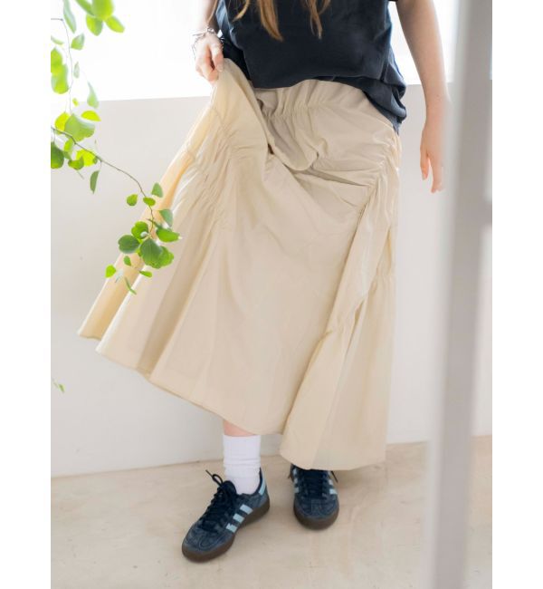 Ungrid「ランダムギャザースカート」|スカート|