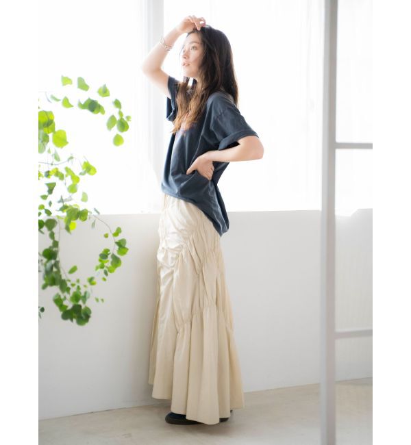 Ungrid「ランダムギャザースカート」|スカート|