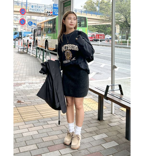 Ungrid「ニットミニスカート」|スカート|