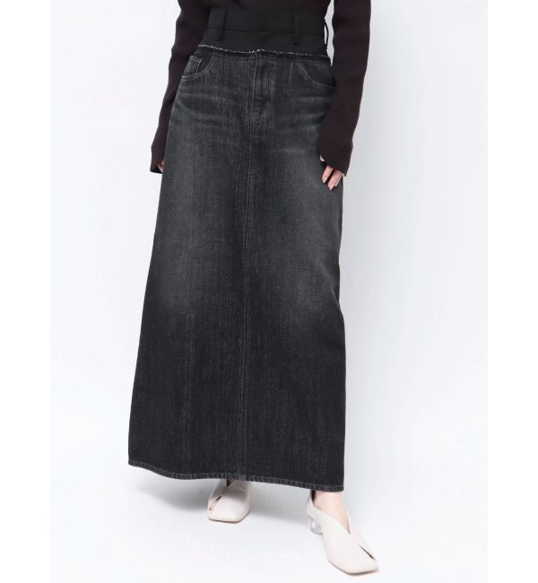 LAGUNAMOON「ドッキングデニムスカート」|スカート|