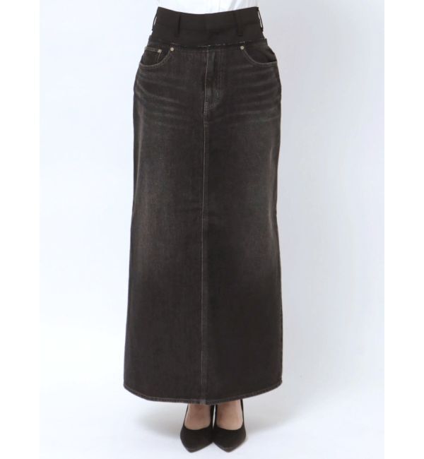 LAGUNAMOON「ドッキングデニムスカート」|スカート|