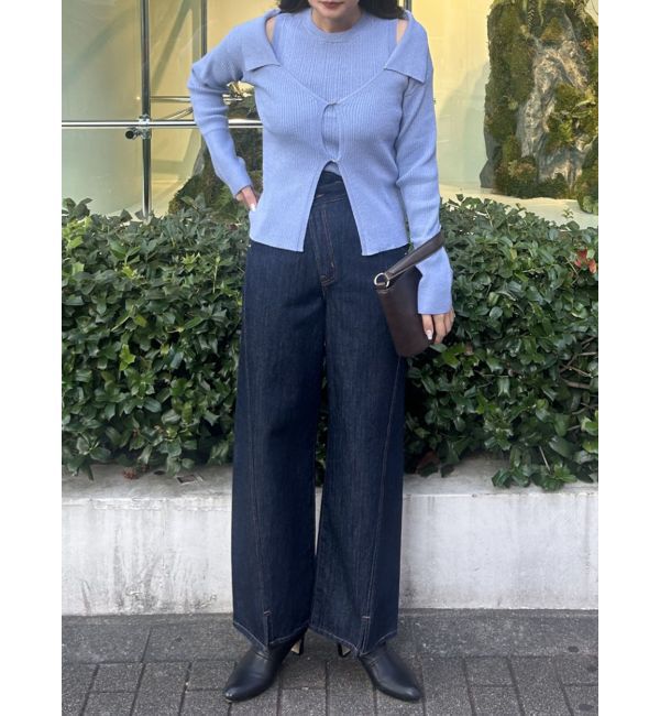 LAGUNAMOON「カラーデザインニットアンサンブル」|ニット・セーター|