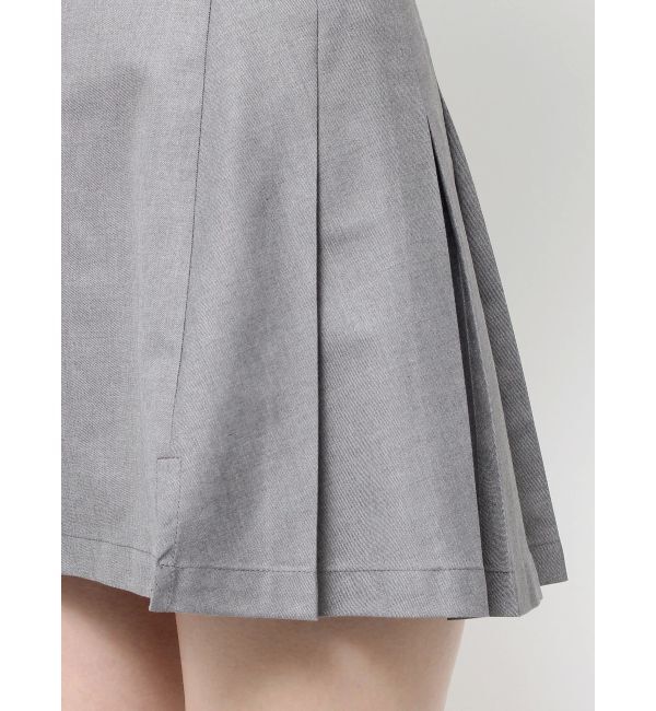 EVRIS「オープンウエストプリーツミニスカート」|スカート|