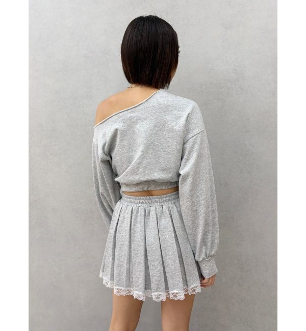 EVRIS「プリーツスウェットミニスカート【セットアップ着用可能】」|スカート|