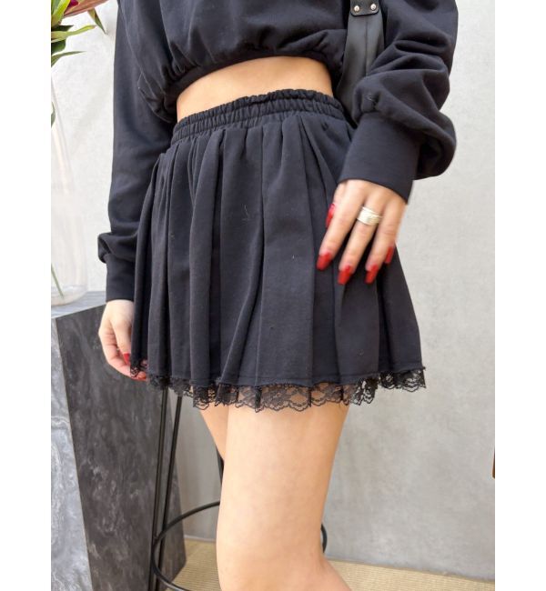 EVRIS「プリーツスウェットミニスカート【セットアップ着用可能】」|スカート|