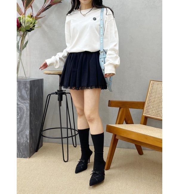 EVRIS「プリーツスウェットミニスカート【セットアップ着用可能】」|スカート|