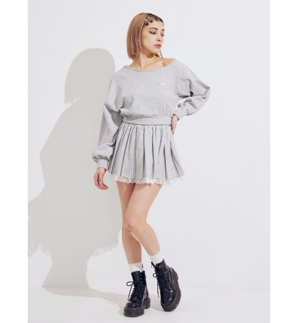 EVRIS「プリーツスウェットミニスカート【セットアップ着用可能】」|スカート|