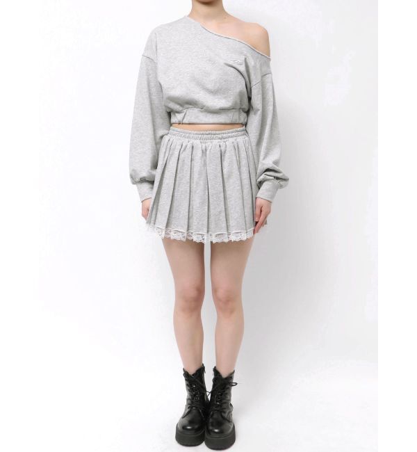 EVRIS「プリーツスウェットミニスカート【セットアップ着用可能】」|スカート|