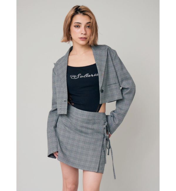 EVRIS「リボンデザインミニスカート【セットアップ着用可能】」|スカート|