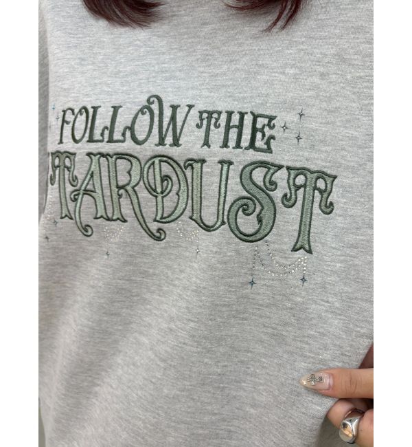 EVRIS「STARDUSTラインストーンBIGスウェットトップス」|スウェット・ジャージ|