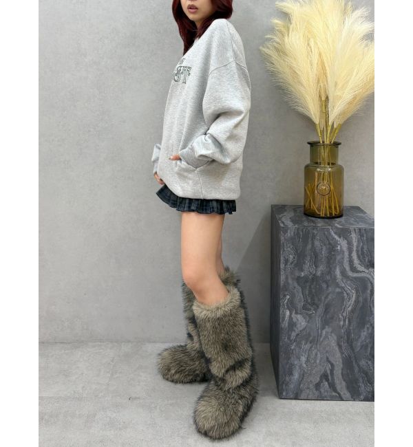 EVRIS「STARDUSTラインストーンBIGスウェットトップス」|スウェット・ジャージ|