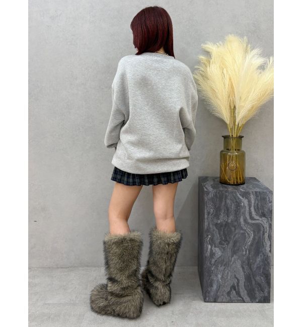 EVRIS「STARDUSTラインストーンBIGスウェットトップス」|スウェット・ジャージ|