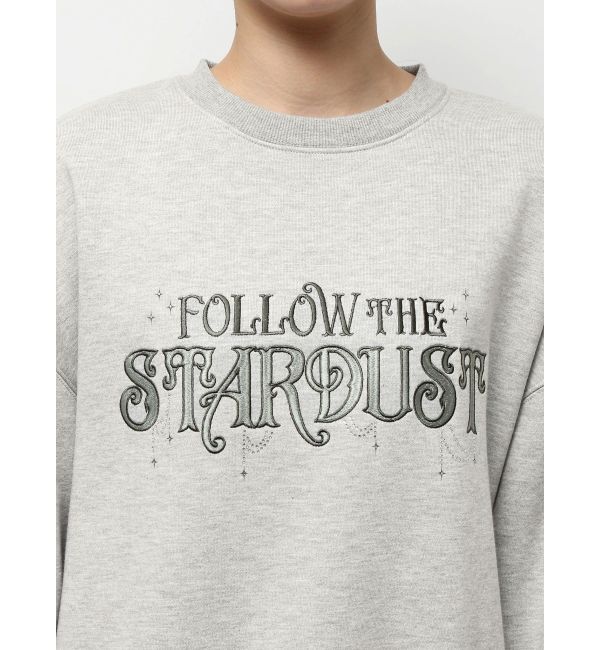 EVRIS「STARDUSTラインストーンBIGスウェットトップス」|スウェット・ジャージ|